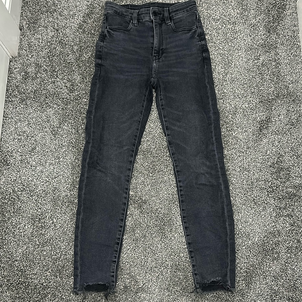 Dark grey jeggings
